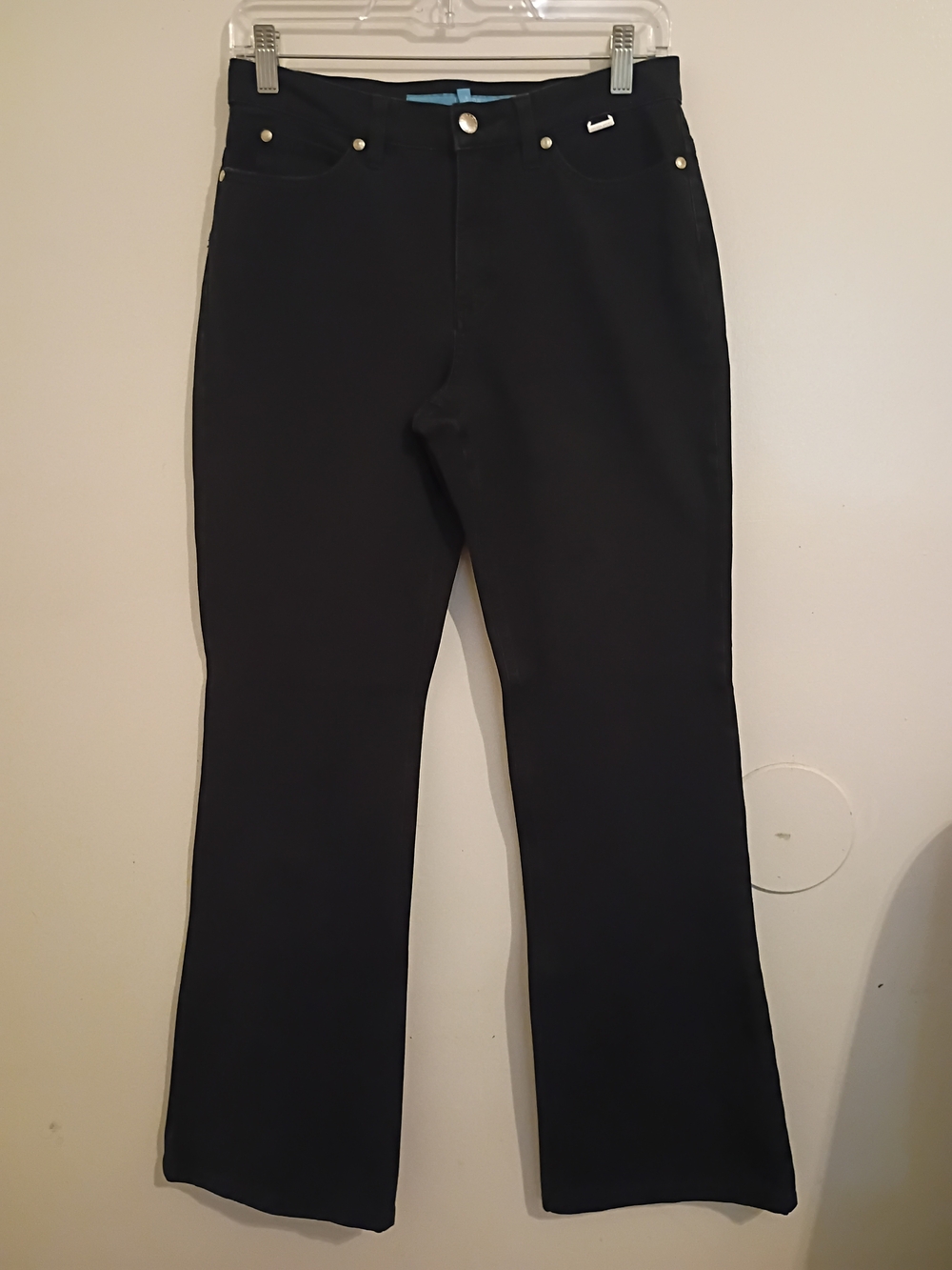 Escada Sportswear Women’s Black Stretch Bootcut Jeans Sz 36-6